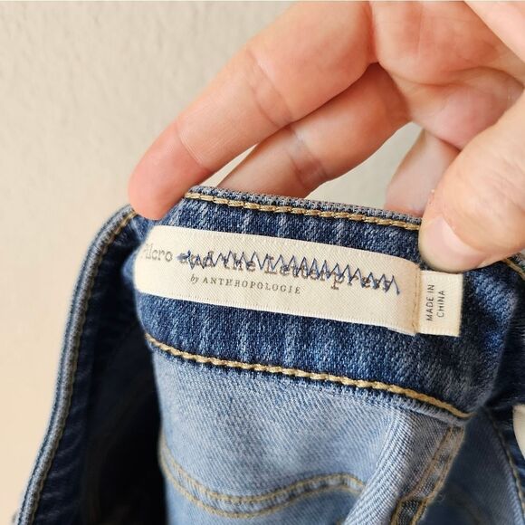 Anthropologie Pilcro And The Letterpress Ripped Slim Boyfriend Jean Size 30 - Picture 3 of 6